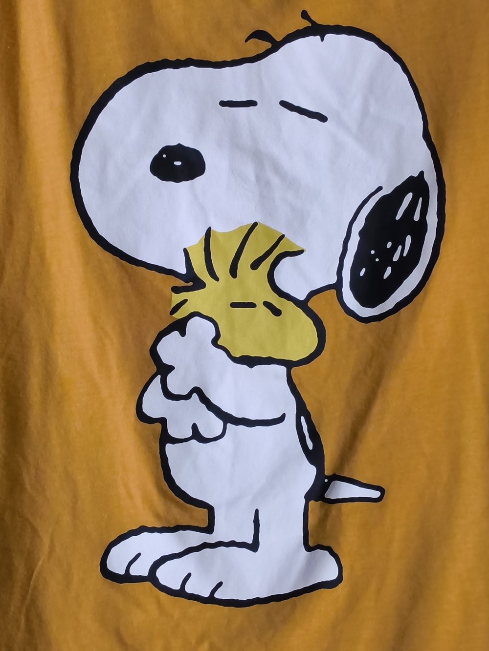 Peanuts Yellow Snoopy & Woodstock Short Sleeve Tee